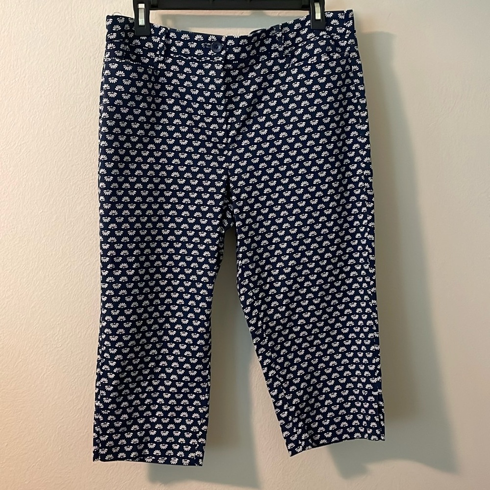 Talbots 12p perfect skimmer capris